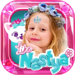 أيقونة Like Nastya: ألعاب وفيديو